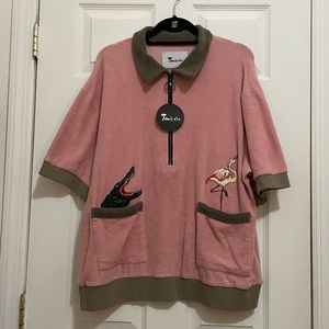 NWT Tombolo Men’s “Tartare cabana shirt” size XL.